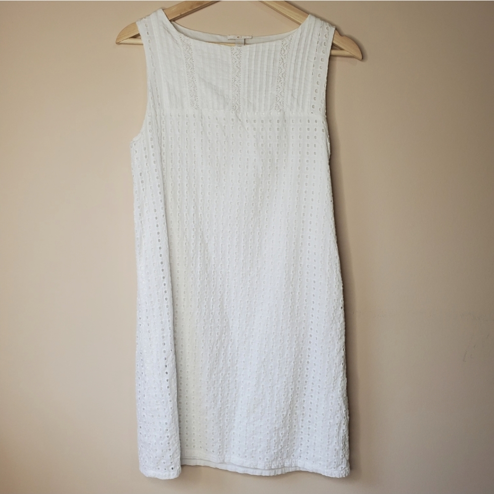Charming Charlie white eyelet dress